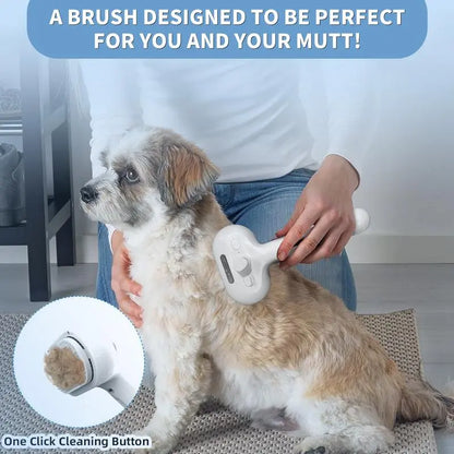 Pet Spray Hair Removal Comb, One Button Hair Removal Comb, Spray Odor Removal, Cat Brush, Dog Beauty Brush
